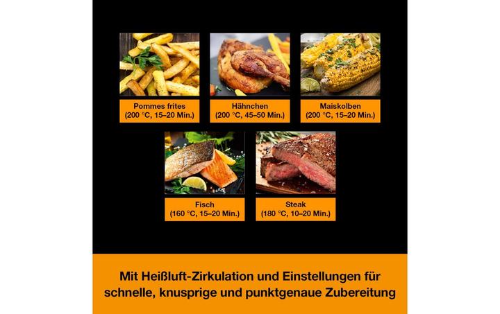 Image du produit Kochwerk Heissluft-Fritteuse 5 l, Detailfarbe: Schwarz