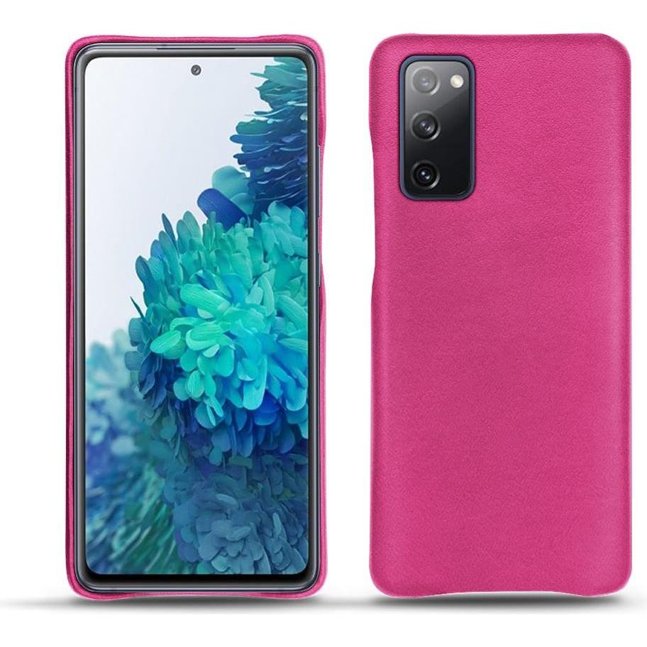 Thumbnail - Noreve Lederschutzhülle (Samsung Galaxy S20 FE), Smartphone Hülle, Rosa