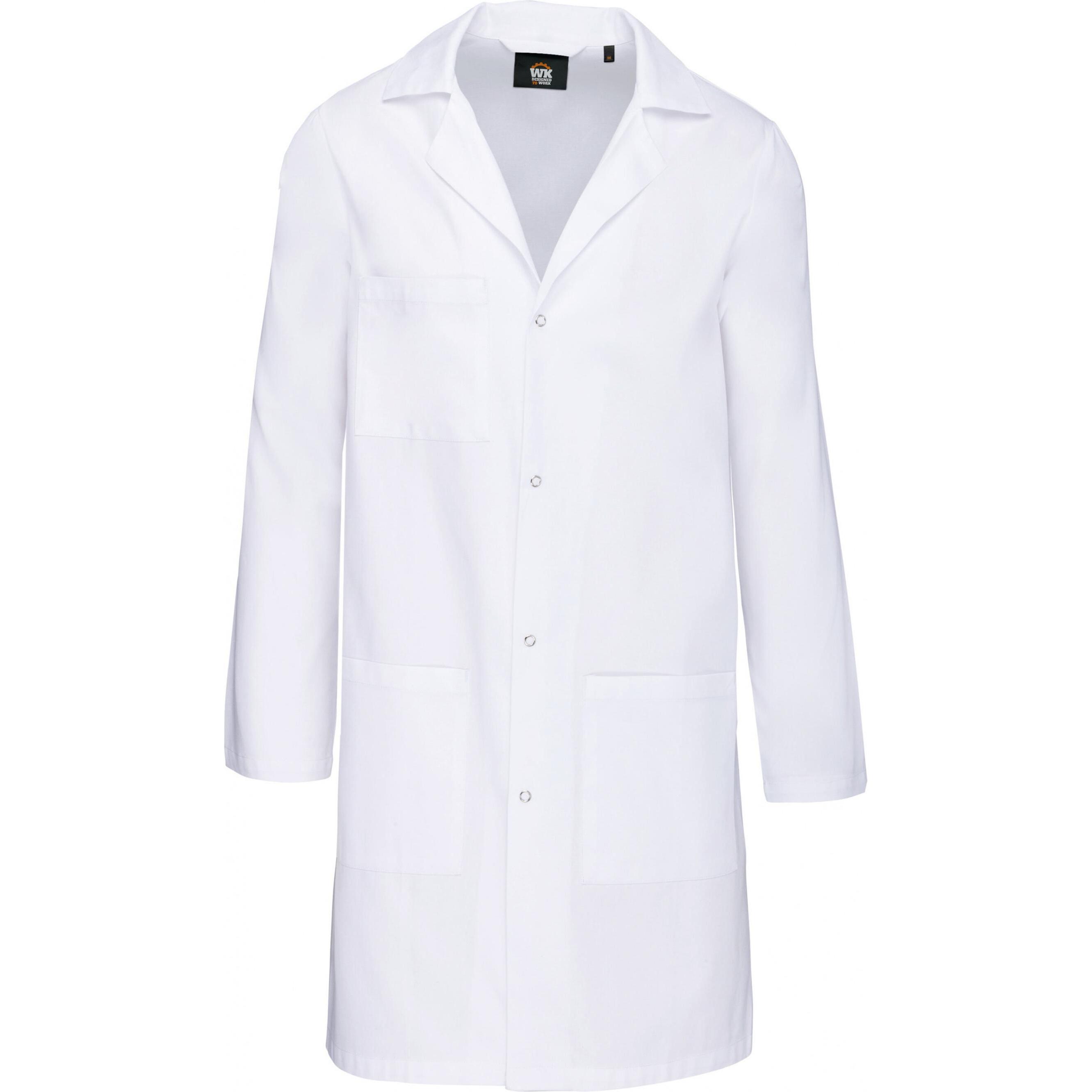 Kariban, Bluse, Arbeitsbluse, Weiss, (S)