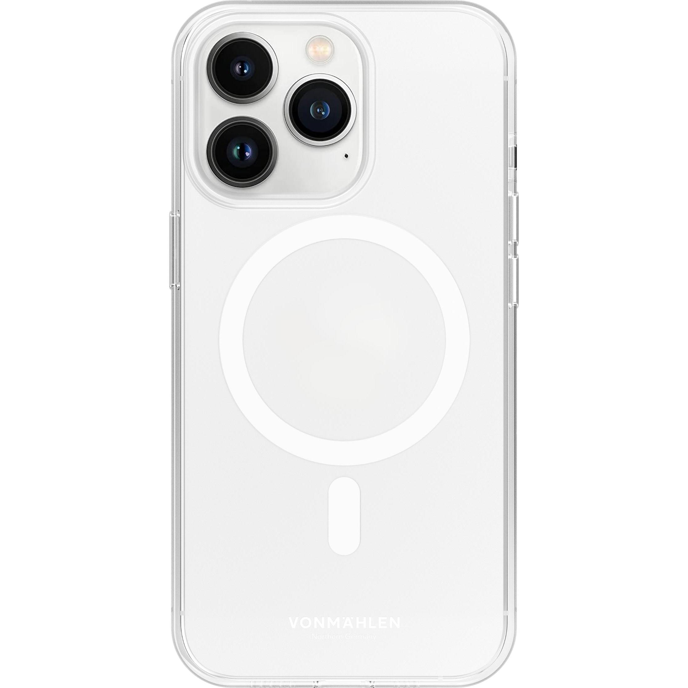 Vonmählen Transparent Case iPhone 15 Pro Max (Apple iPhone 15 Pro Max), Smartphone Hülle, Transparent