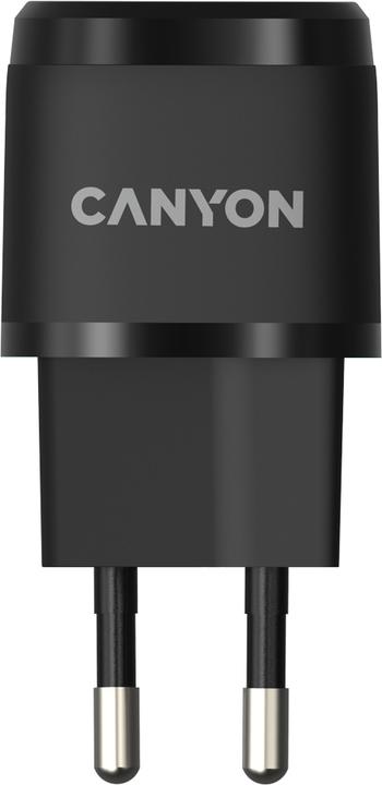 Actual product image Canyon Charger 1xUSB-C 20W Power Delivery black retail (20 W, 2 ports)
