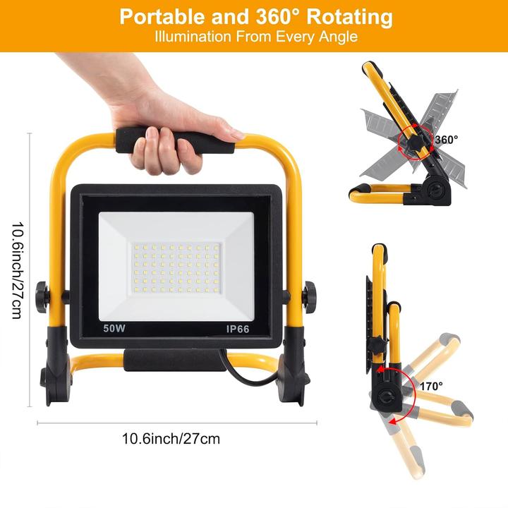 Actual product image ‎Sentoo LED-Baustrahler (5000 lm)