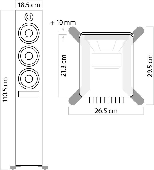 Image du produit Nubert nuPro XS-6000 RC (1 pièce, 480 W)