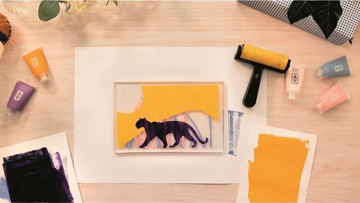 Produktbild Djeco Atelier 47, Gelatinedruck