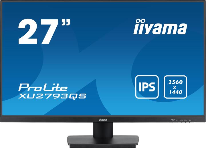 Actual product image iiyama 27IN ULTRA INCE IPS PANEL 2560X1440 100HZ 1MS 250CD/M2 130 (2560 x 1440 pixels, 27")