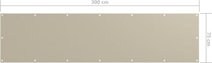 Produktbild vidaXL Sichtschutz Balkon (75 cm)