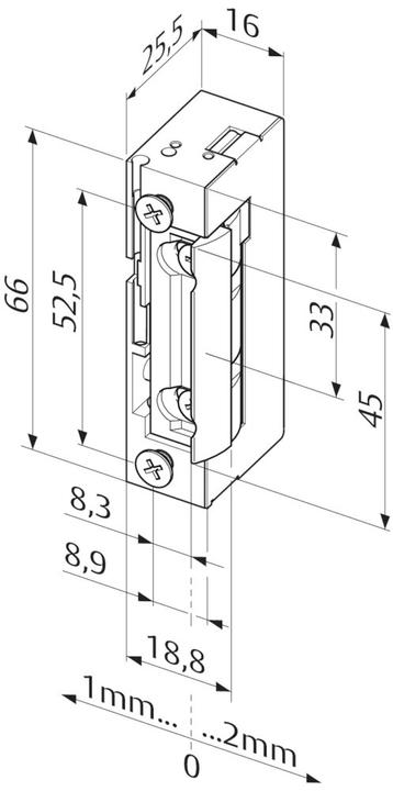 Produktbild effeff Elektro-Türöffner 13805 (Indoor)
