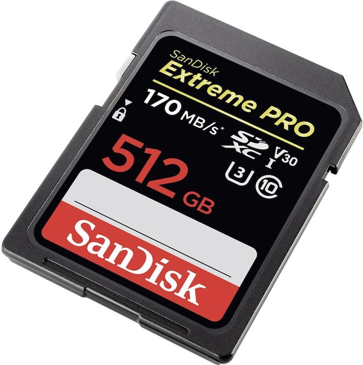 Produktbild SanDisk Extreme Pro SDXC U3 (512 GB, SDXC, U3, UHS-I)