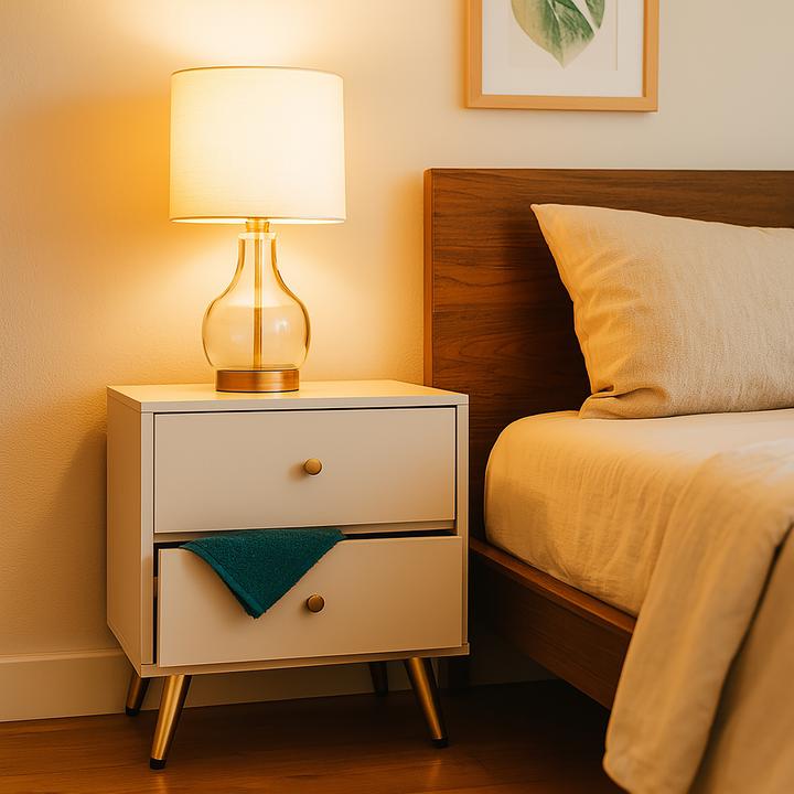 Actual product image Relaxdays Bedside Table (40 x 32.50 x 41.50 cm)