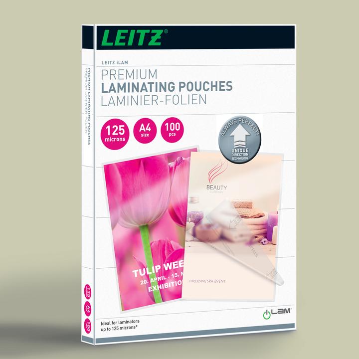 Actual product image Leitz Laminating foil (A4, 100 pcs., 125 µm)