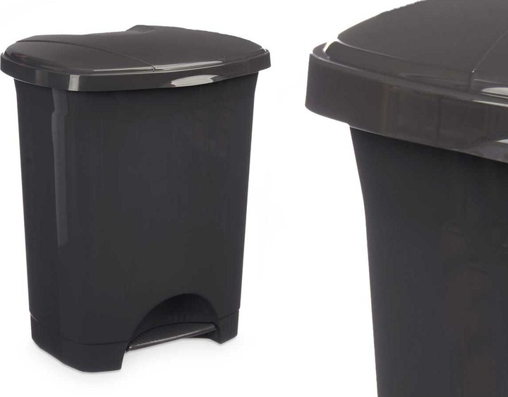 Produktbild Natec Papierkorb mit Pedal Anthrazit Kunststoff 10 L (8 Stück) (10 l)