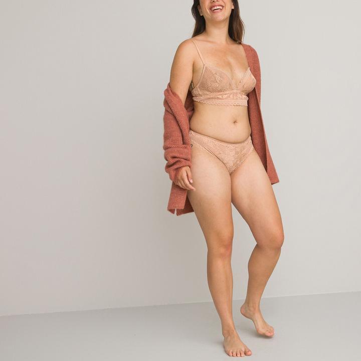 Produktbild La Redoute Collections Tanga JEANNE aus recycelter Spitze (40, Einzelpack)