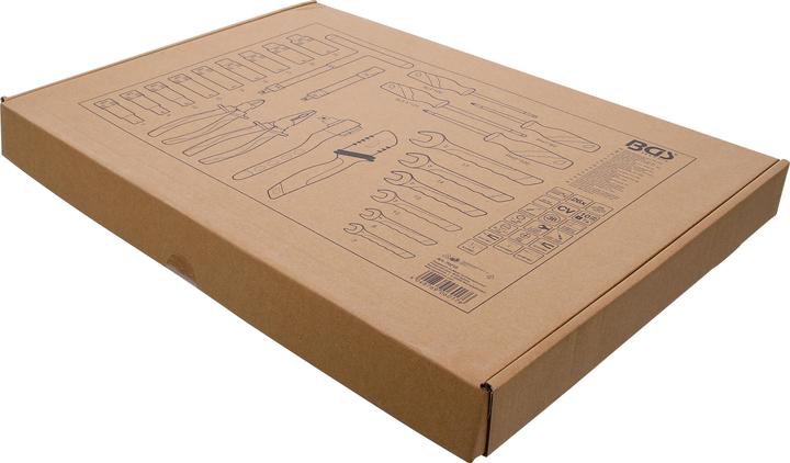 Actual product image BGS Tool Tray 3/3: VDE Socket Set 10 mm (3/8") Drive 26 pcs.