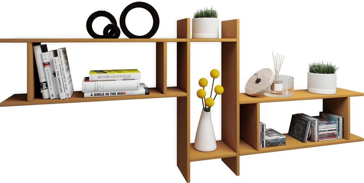 VCM Wood wall shelf Sirola Maxi (188 x 20 x 80 cm)