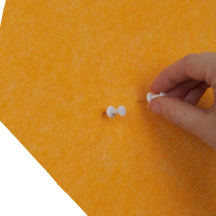 Actual product image Relaxdays 6x felt pinboard (Bulletin board, 30 x 1 x 26 cm)