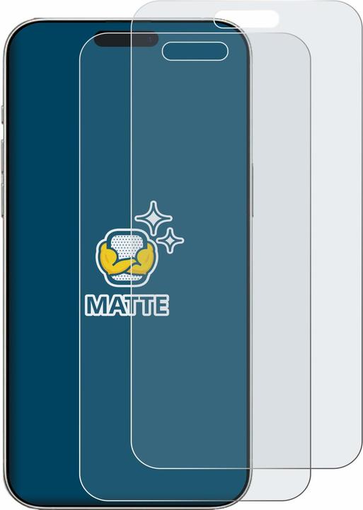 Productafbeelding BROTECT Anti-glansfolie Schermbeschermer Matte schermbeschermfolie (2 Stuk, Apple iPhone 16 Plus)