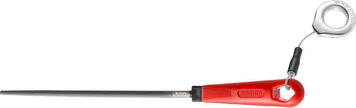 Produktbild Facom Rundfeile mit Heft Hieb 2 200mm (Hieb 2, 200 mm)