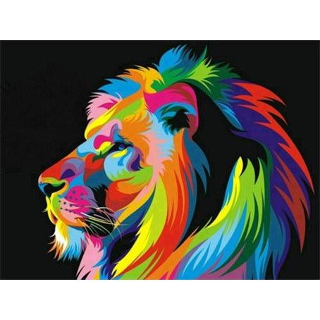 Magni Diamond Painting Regenbogenlöwe 30x40 cm