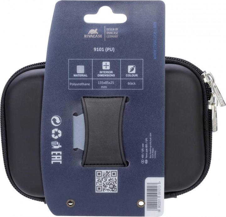 Productafbeelding Rivacase 9101 10,9 cm (4,3" ) Schede Zwart Polyester