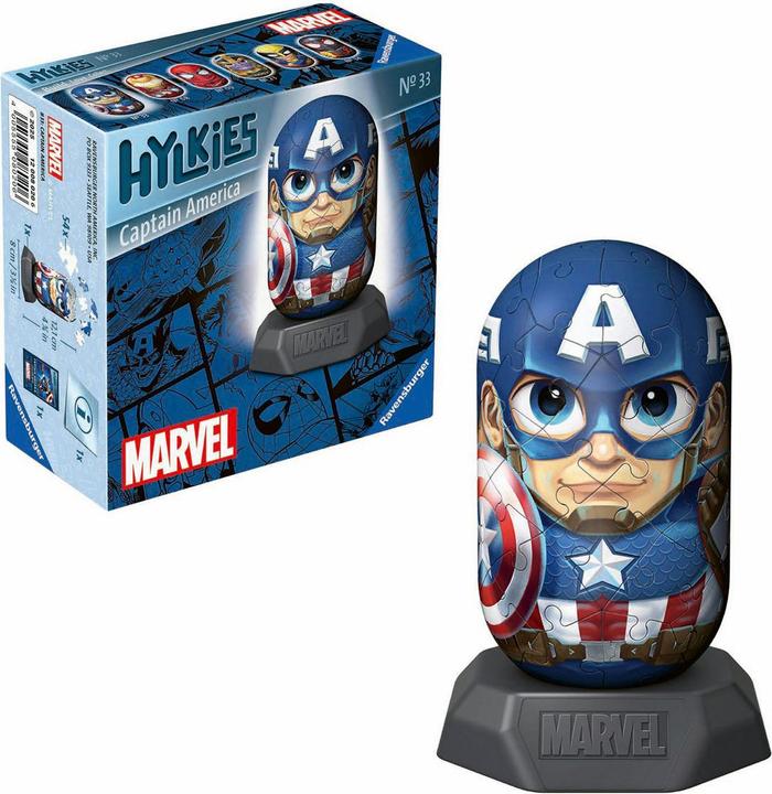 Actual product image Ravensburger Hylkies Marvel Heroes Captain America Sammelfigur (54 pieces)