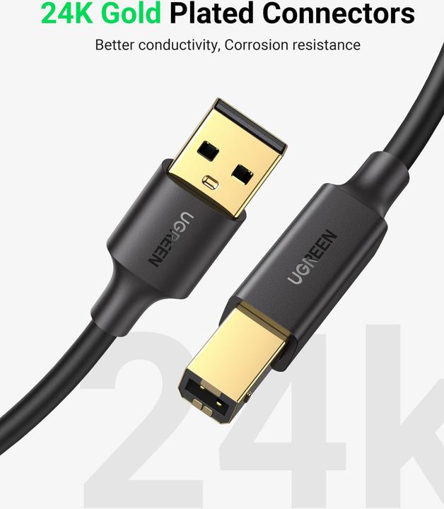 Immagine prodotto Ugreen USB A — USB B (3 m, USB 2.0)