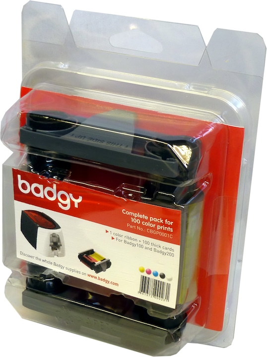 Immagine prodotto Evolis Set completo per 100 stampe (9 cm, Nero)