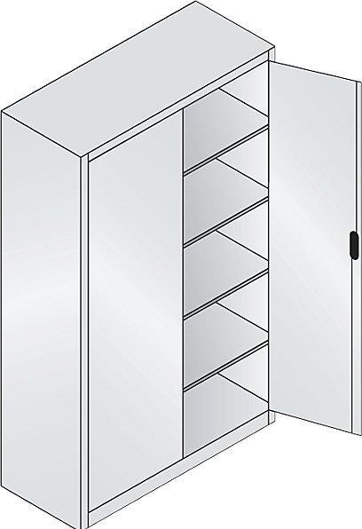 Image du produit C+P Armoire universelle ACURADO (120 x 50 x 195 cm)