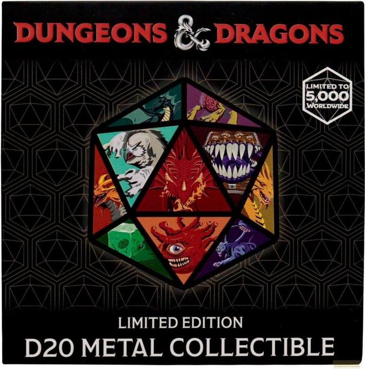Image du produit Fanattik Médaille Dungeons & Dragons D20
