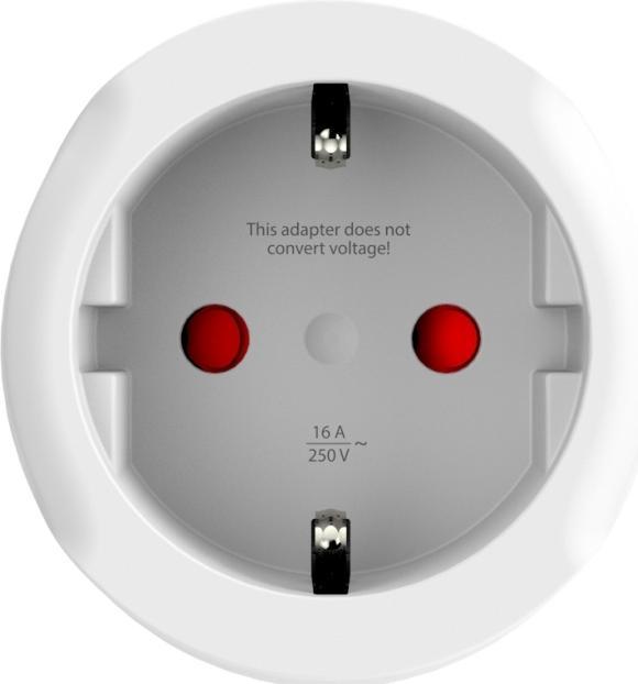 Actual product image Skross Reisesteckeradapter