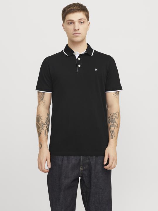Actual product image Jack & Jones Single-coloured polo collar polo shirt Poloshirt (XL)