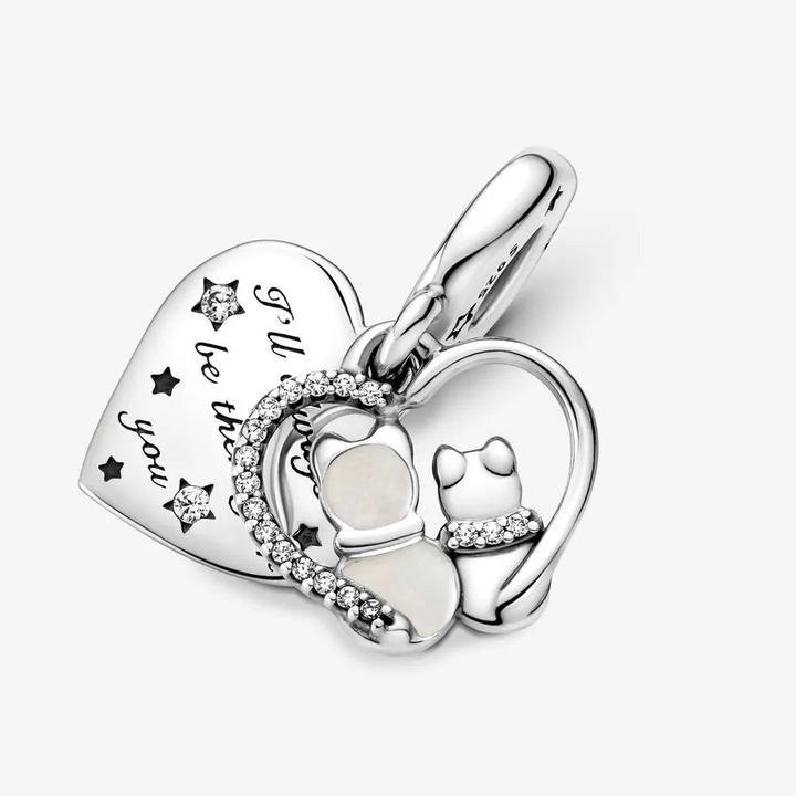 Immagine prodotto Pandora Gatti appesi e cuori (Argento 925, Con pietra/e)