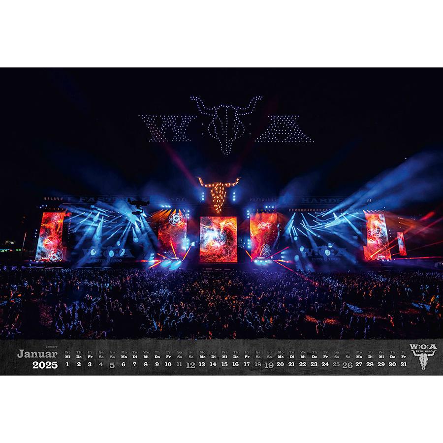 Thumbnail - Heel, Kalender, Wacken Kalender 2025 (Harter Einband, Deutsch)