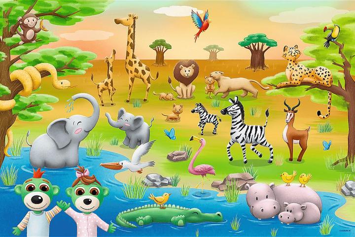 Image du produit Trefl Maxi puzzle - Babies & Bear (24 pièces)