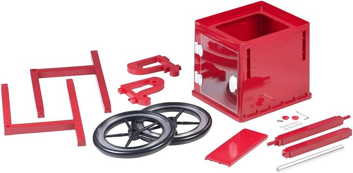 Immagine prodotto Rosenstein & Söhne Carrello dal design retrò per la macchina dei popcorn "Cinema" & "Movie", rosso