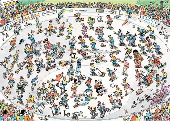 Actual product image Skateboarden in der Bowl (1000 pieces)