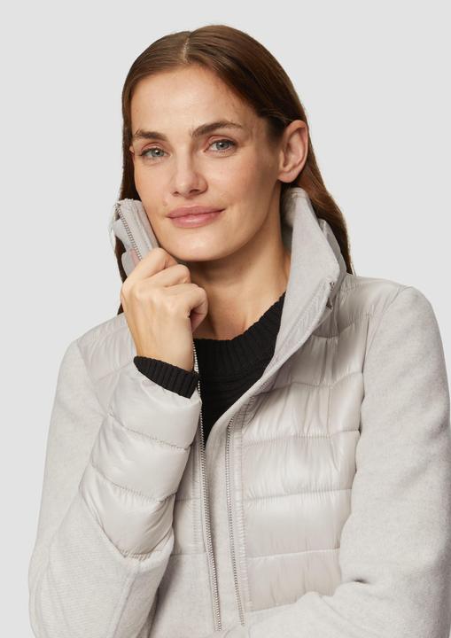 Immagine prodotto S.Oliver Outdoor-Mantel Mantel im Fabricmix mit hohem Stehkragen