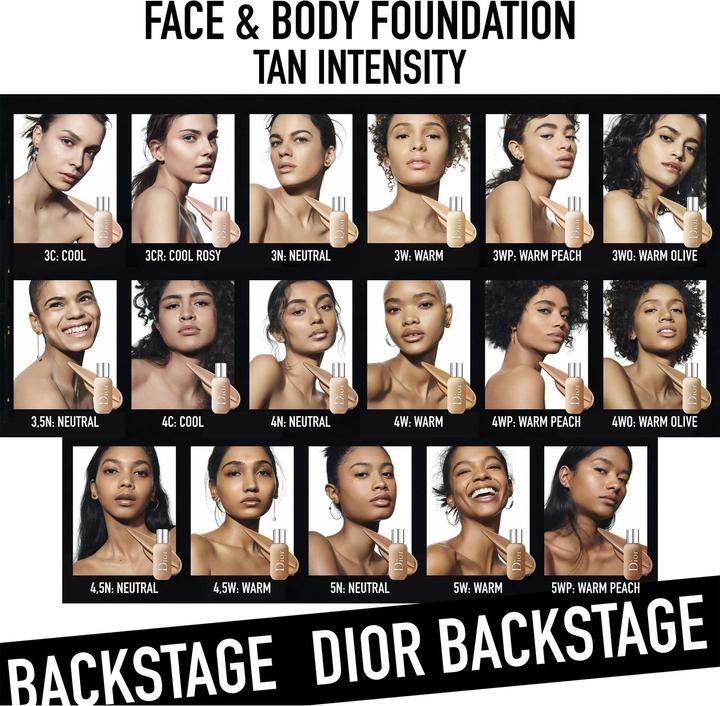 Actual product image Dior Face & Body Foundation (Intriguing)