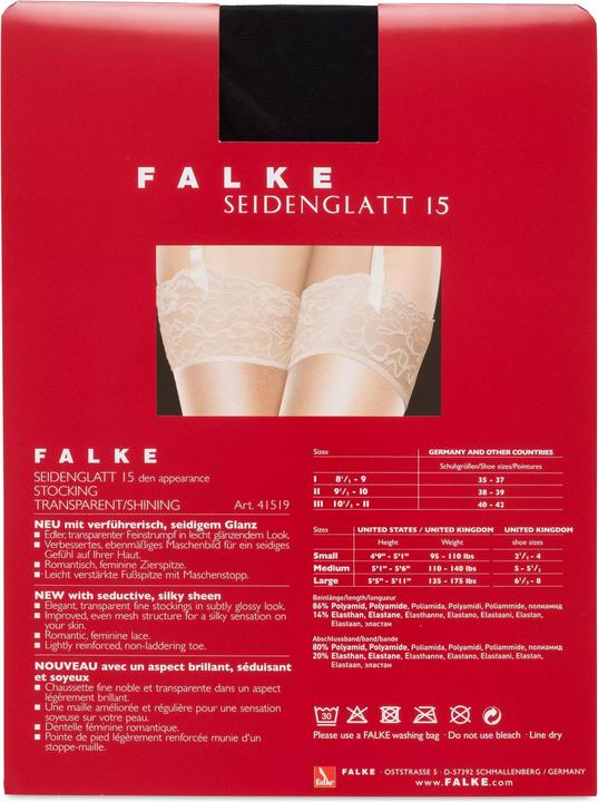 Image du produit Falke Seidenglatt 15 STO (15 DEN, 40 - 42)