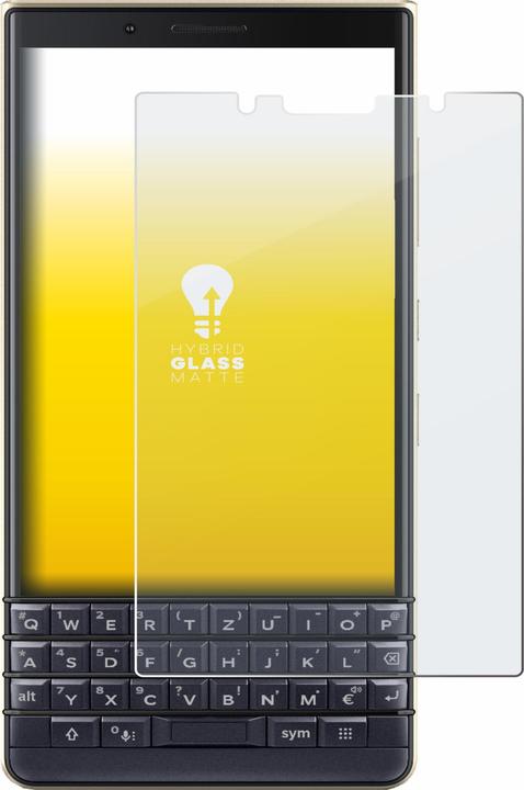 Produktbild upscreen Schutzglas Schutzfolie Glas Folie Displayschutz matt (1 Stück, Blackberry KEY2 LE)