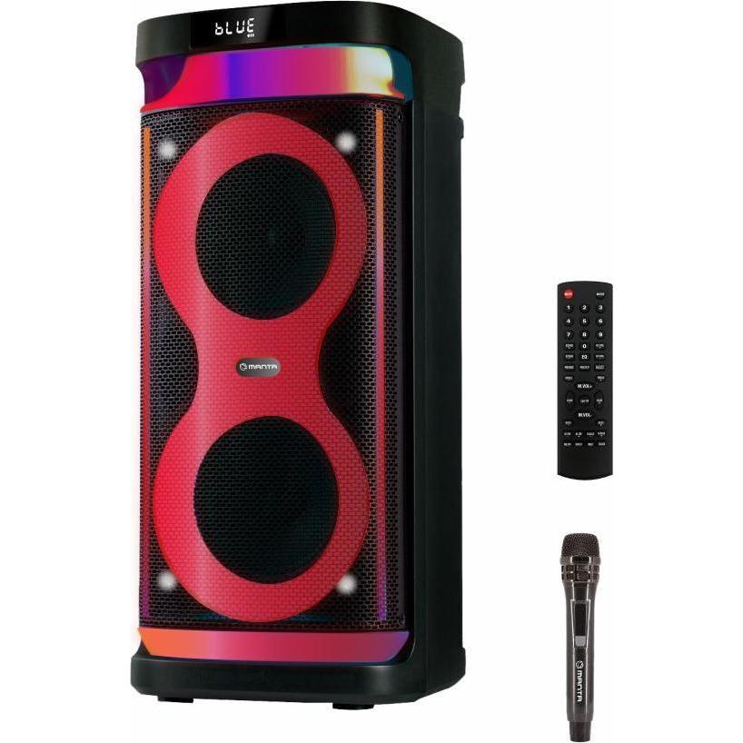 Manta SPK0601B100 Argos (7 h, Porta USB), Altoparlante Bluetooth, Nero