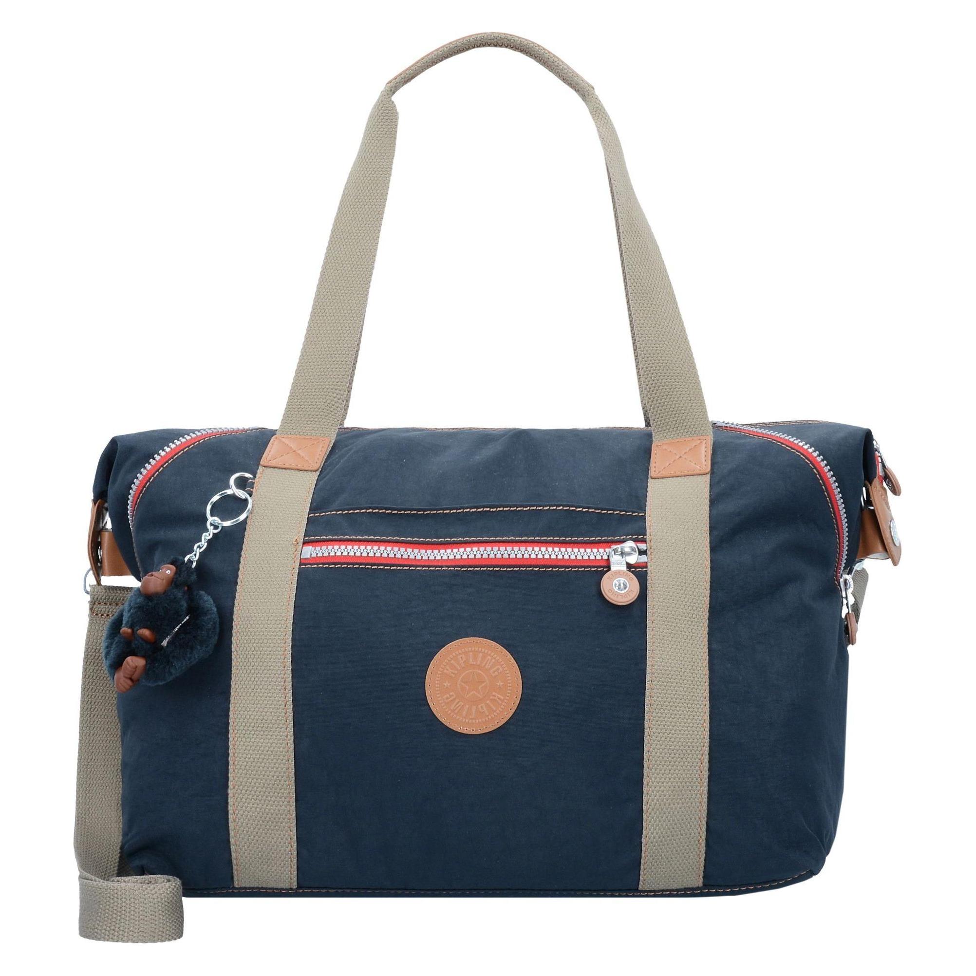 Kipling, Handtas, Classics Basic Art Schoudertas 35 Cm, Blauw