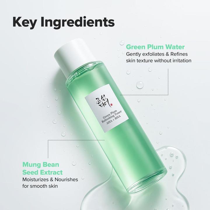 Actual product image Beauty of Joseon Green Plum Refreshing Toner (Face toner, 150 ml)