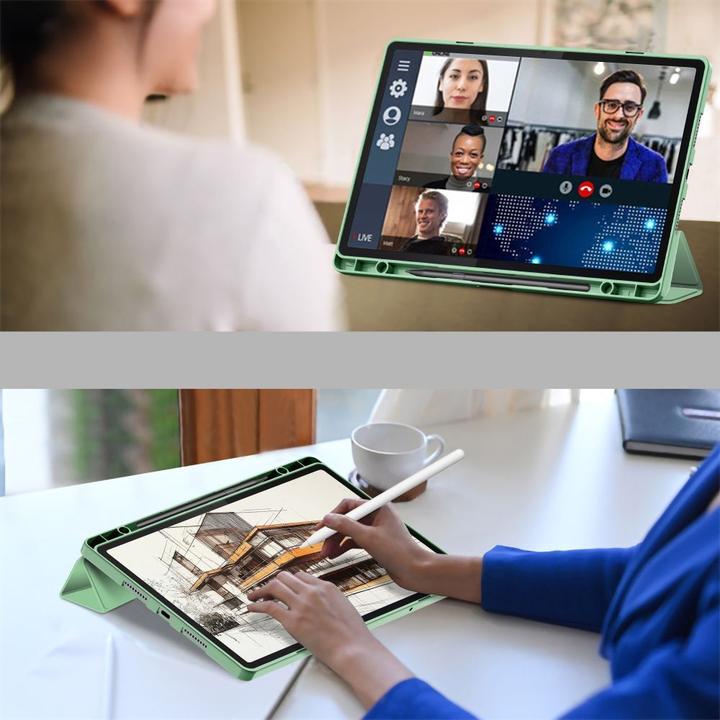 Productafbeelding Tech-Protect SC Pen Case for Lenovo Idea Tab Pro / Pro MT 12.7 TB-373 - Green (Lenovo Idea Tab Pro)