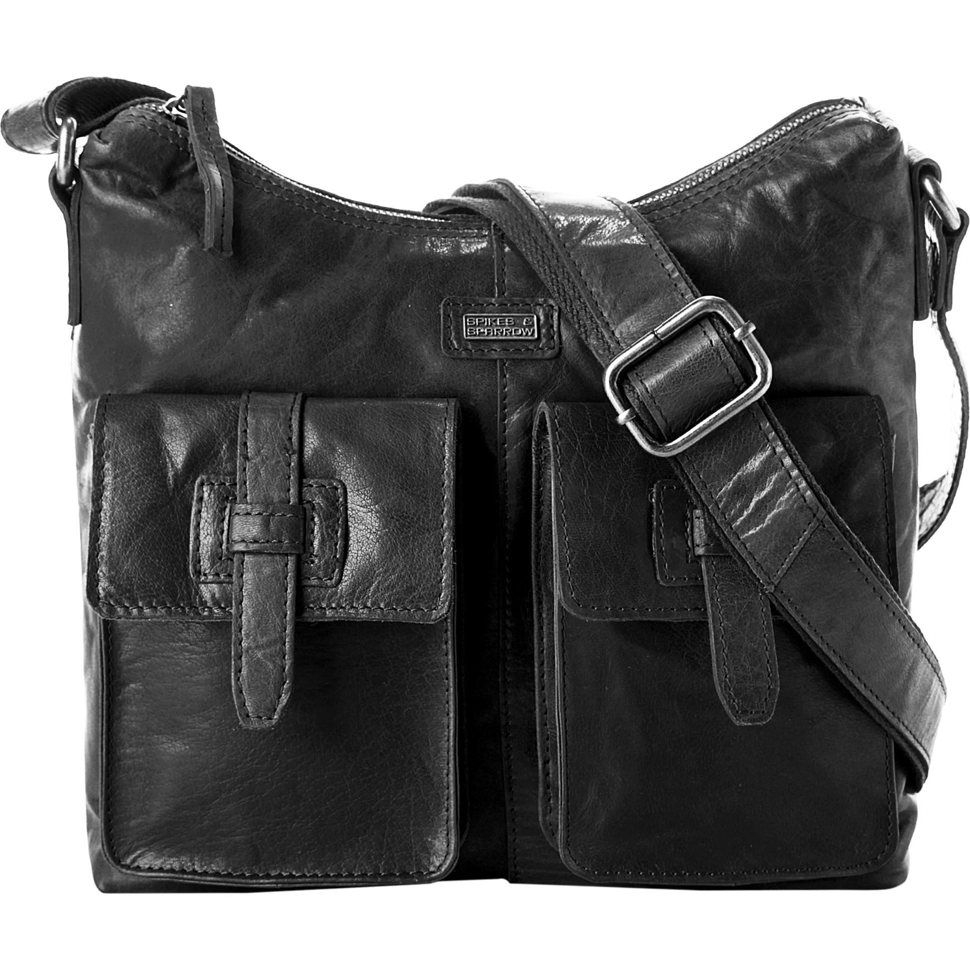 Spikes & Sparrow, Handtasche, Umhängetasche, Schwarz