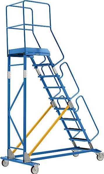 Image du produit eurokraft pro Échelle mobile à plate-forme PREMIUM (Échelle à plate-forme, 205 cm)