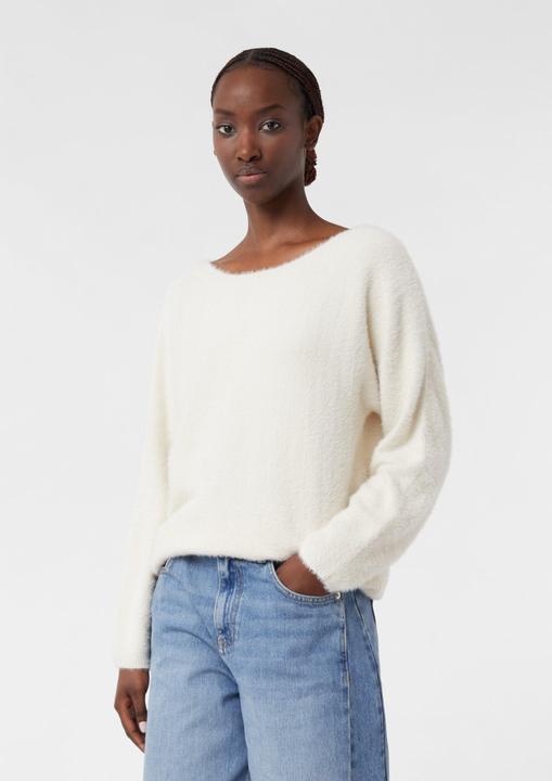 Produktbild Comma Strickpullover Weicher Pullover mit Fledermausärmeln (38)