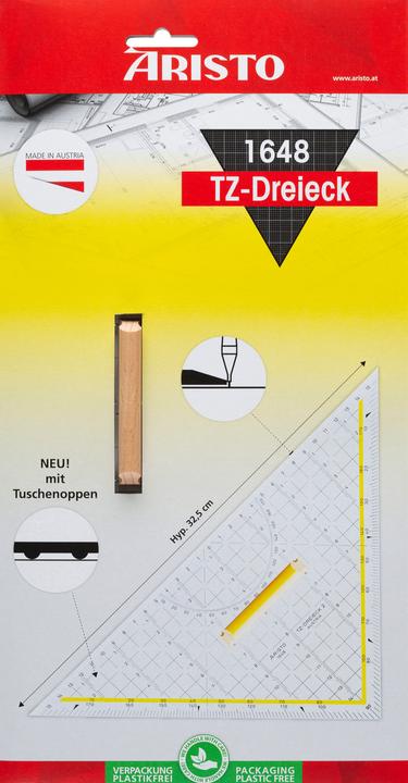 Immagine prodotto Aristo Triangolo Tz 32,5 cm con manico (32.50 cm, Materiale sintetico)