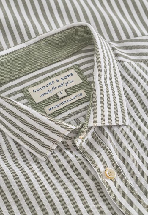 Produktbild Colours & Sons Langarmhemd Shirt Brushed Twill Stripes (XL)