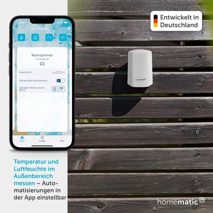 Actual product image Homematic IP Wireless temperature and