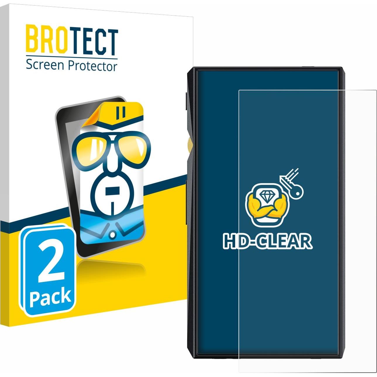 BROTECT Schutzfolie Displayschutz Displayschutzfolie Folie Klar Transparent, MP3 + Media-Player Zubehör